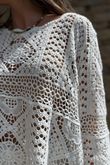 Laundry B Avery Crochet Top White - 